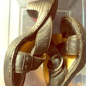 Born sandals. Worn once.